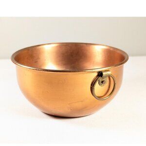 Vintage 7" copper mixing bowl, USA made Copper-craft Guild vintage home decor,